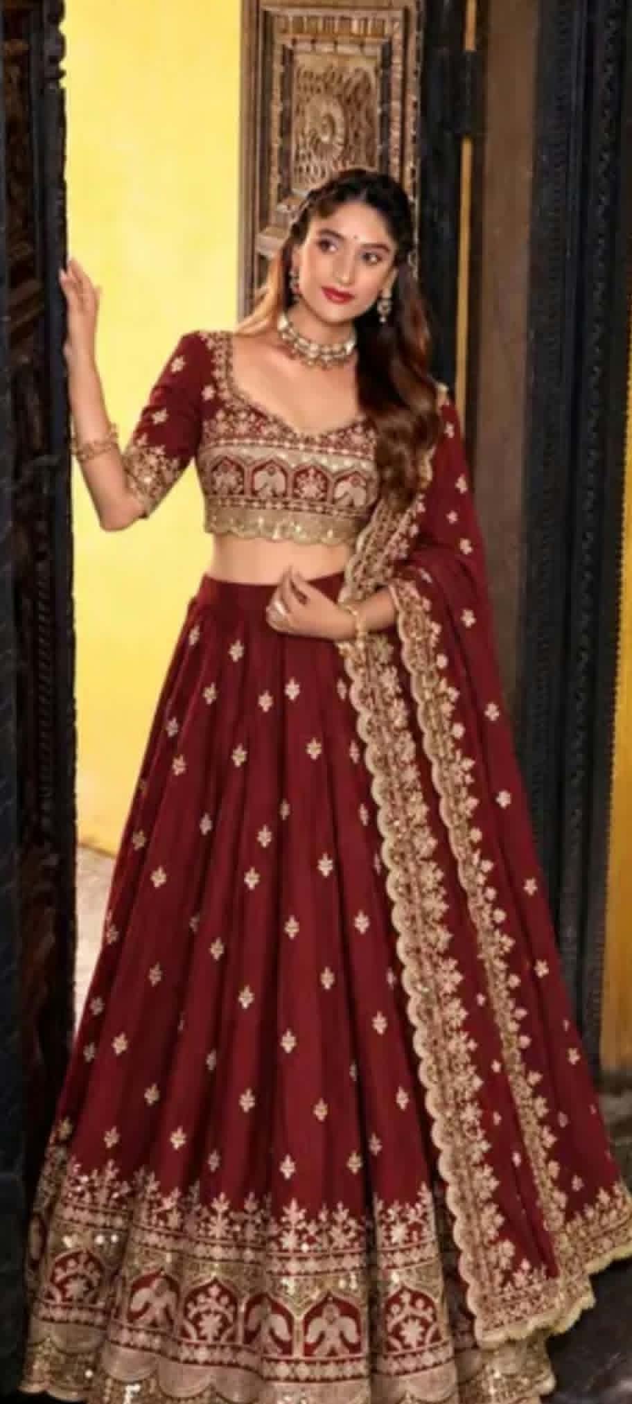 women chinon silk sequins