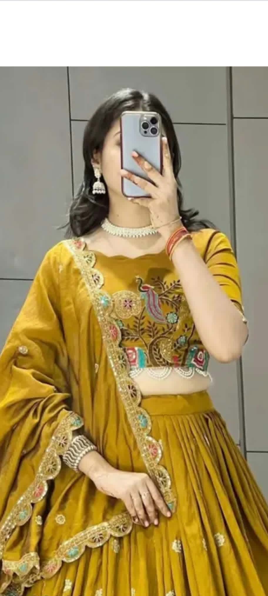 now trending heavy lehenga