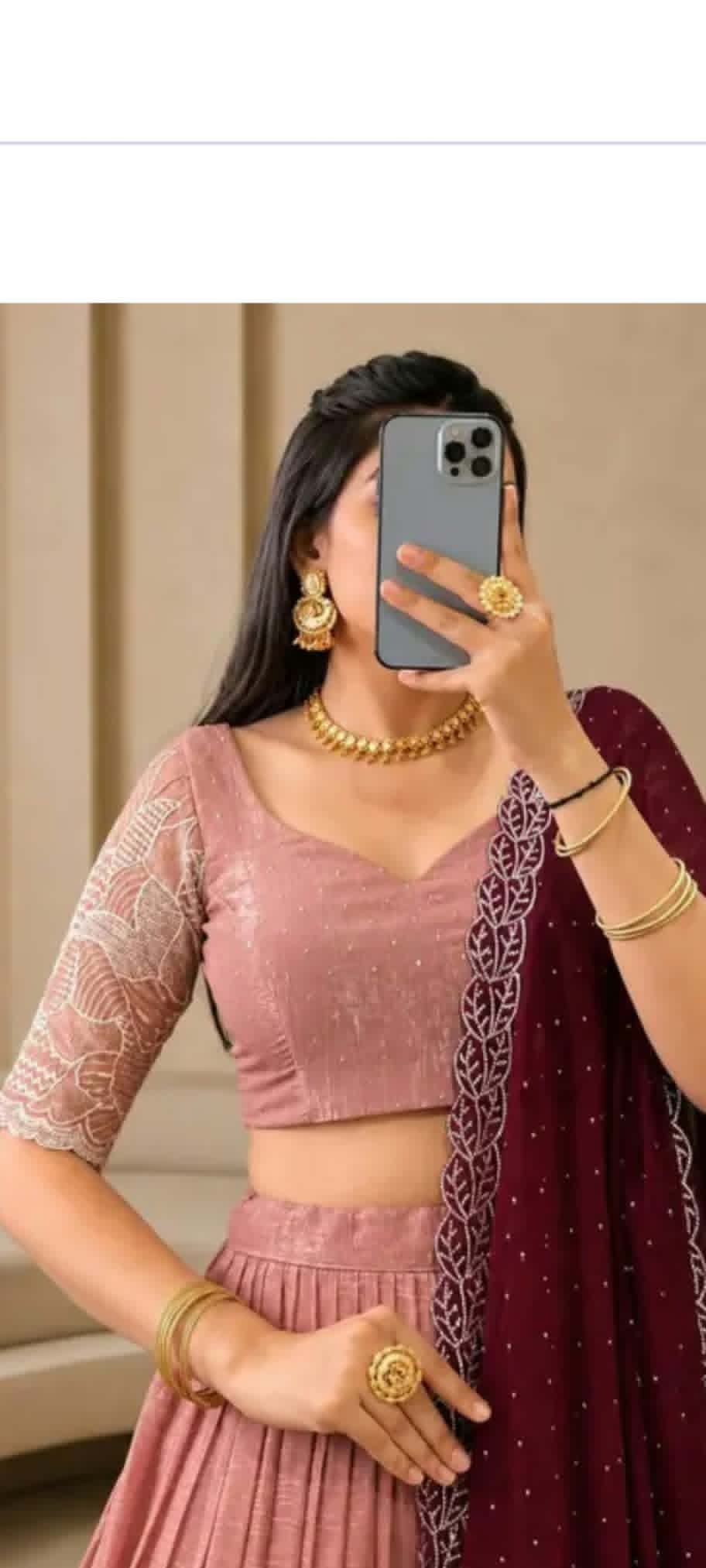 tulshi's women embroidered lehenga choli