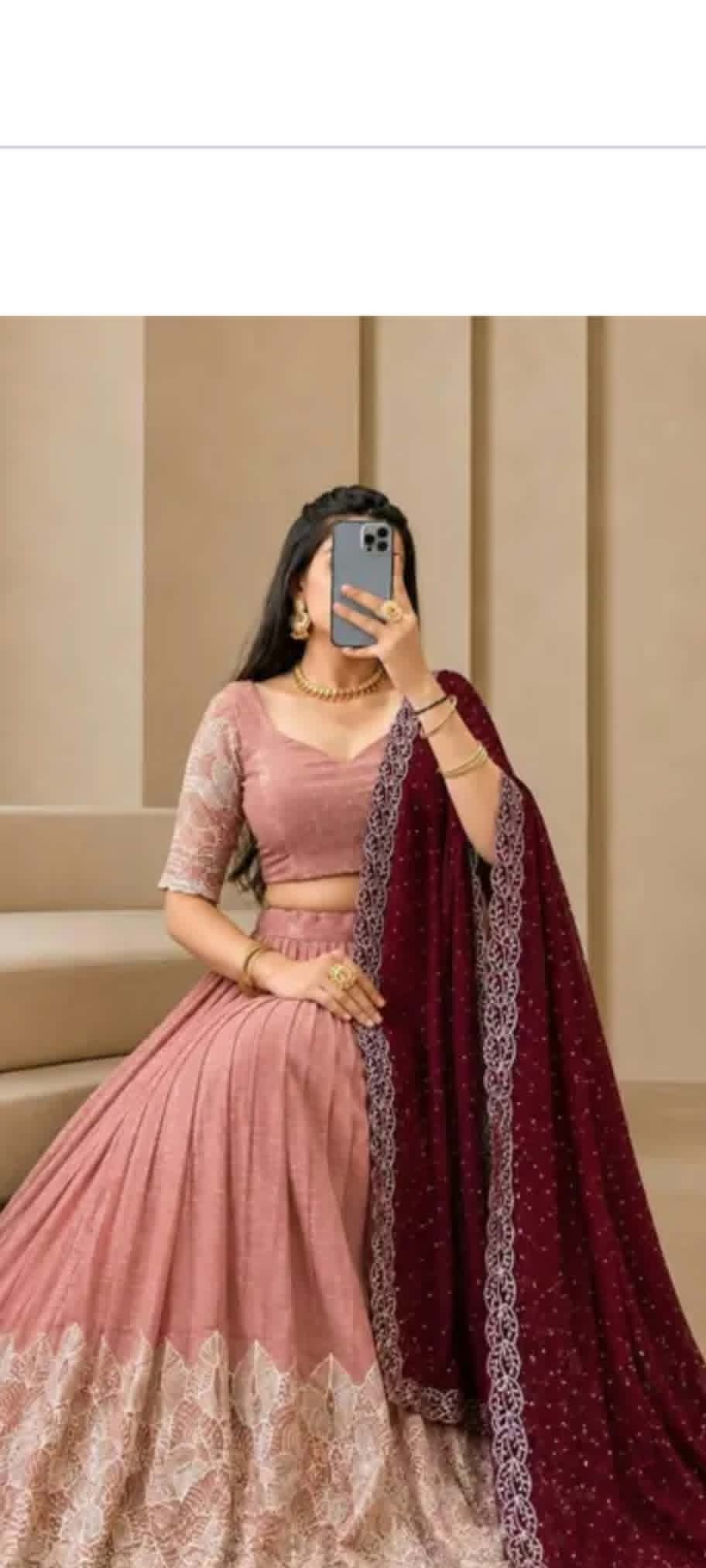 tulshi's women embroidered lehenga choli