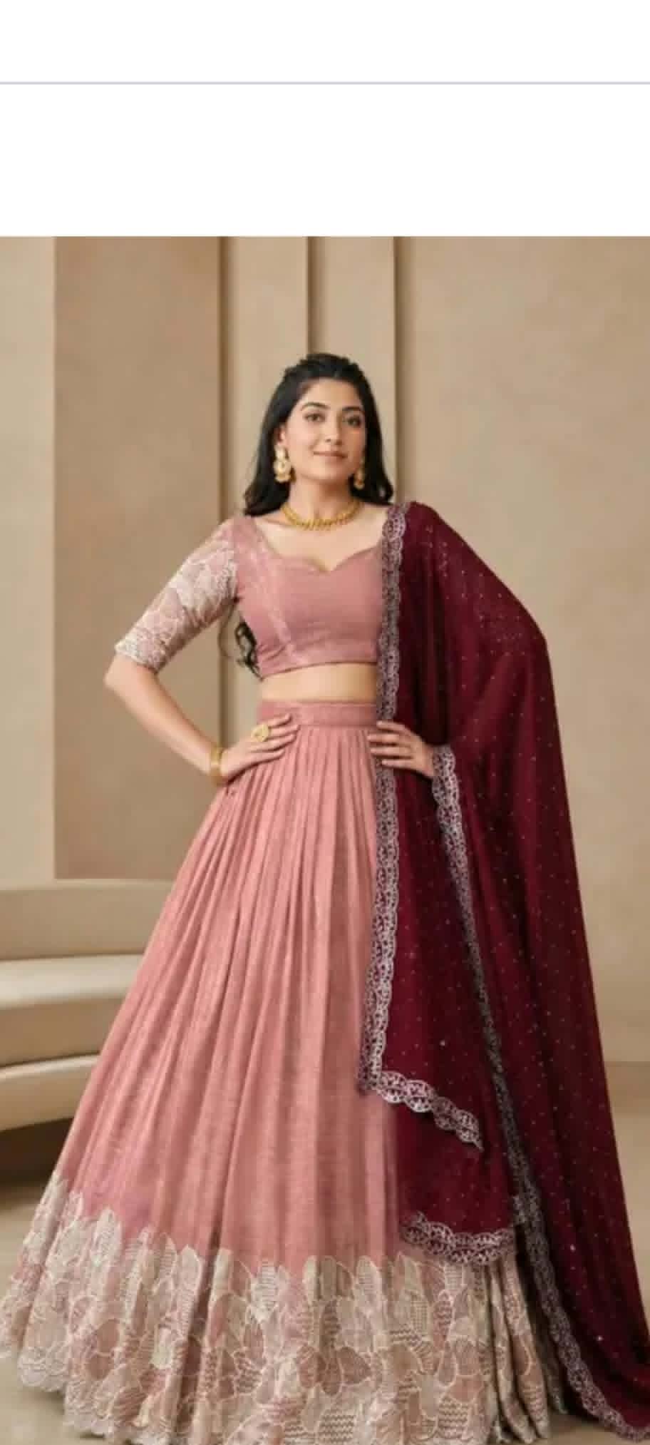tulshi's women embroidered lehenga choli