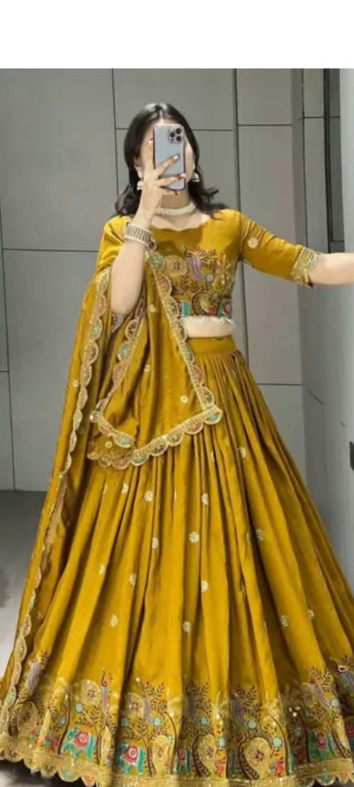 now trending heavy lehenga